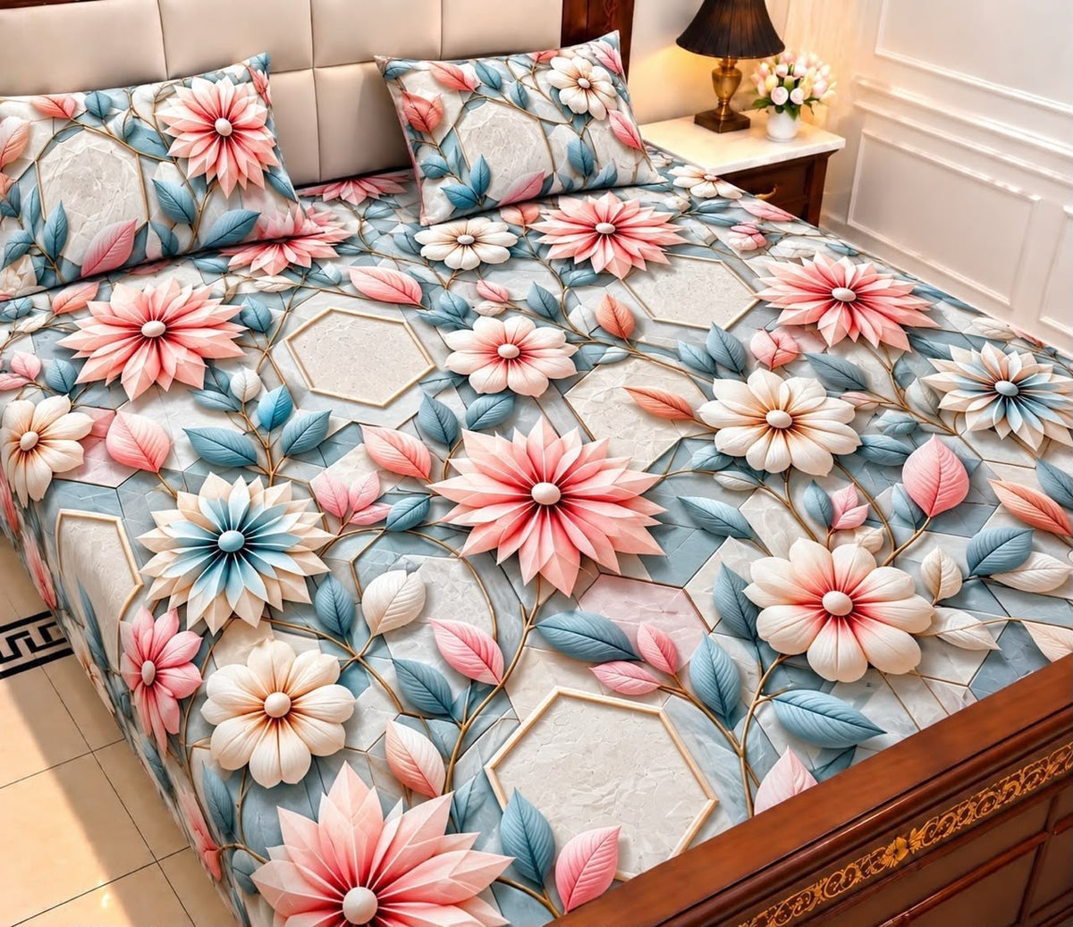 22 - 9D Bedsheet-Micro Cotton