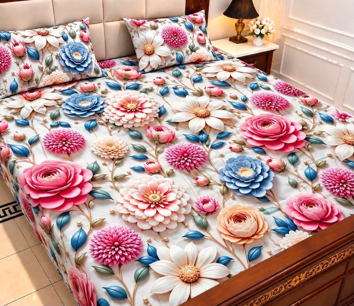 13 - 9D Bedsheet-Micro Cotton