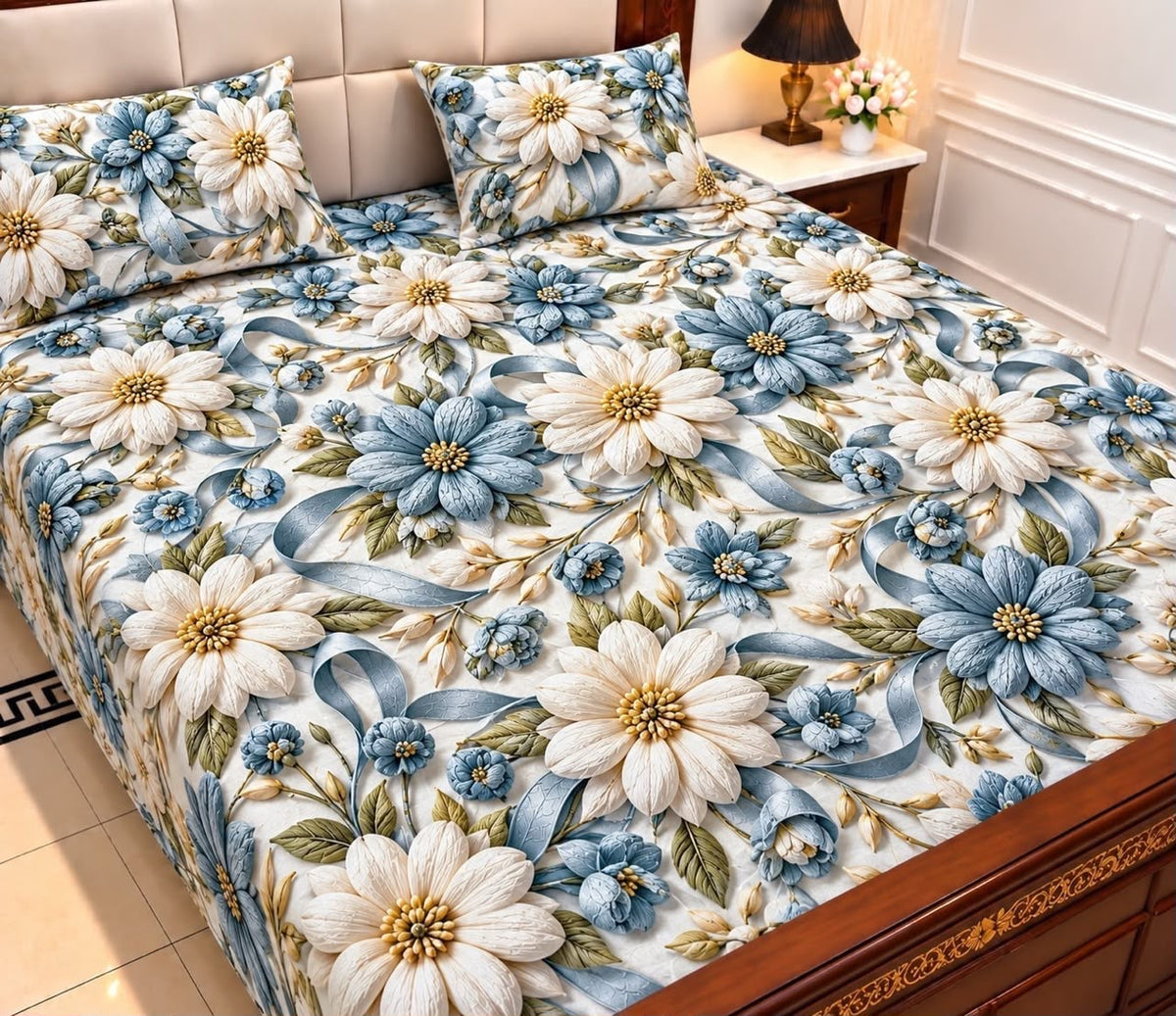 14 - 9D Bedsheet-Micro Cotton