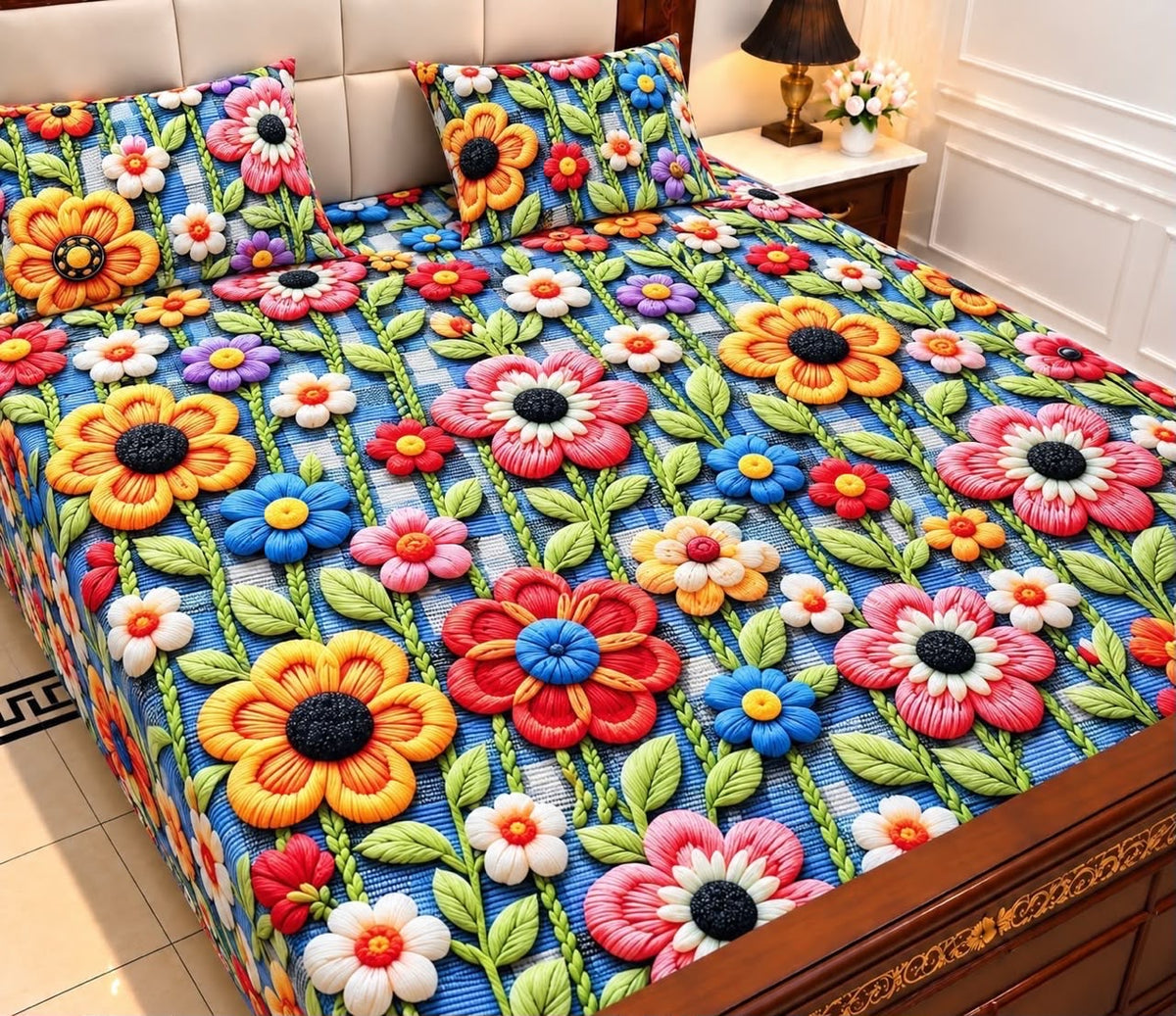 36 - 9D Bedsheet-Micro Cotton