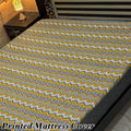 04 - Printed Fancy Double Bed Mattress Cover