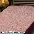 12 - Printed Fancy Double Bed Mattress Cover