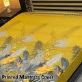 13 - Printed Fancy Double Bed Mattress Cover