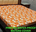 24 - Printed Fancy Double Bed Mattress Cover
