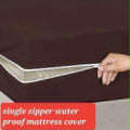 02 - Zipper Single Bed Waterproof Mattress Cover
