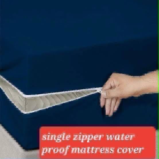 03 - Zipper Single Bed Waterproof Mattress Cover