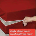 04- Zipper Single Bed Waterproof Mattress Cover